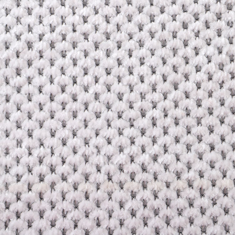 Chenille A# White Kiten Floor Mat Mat